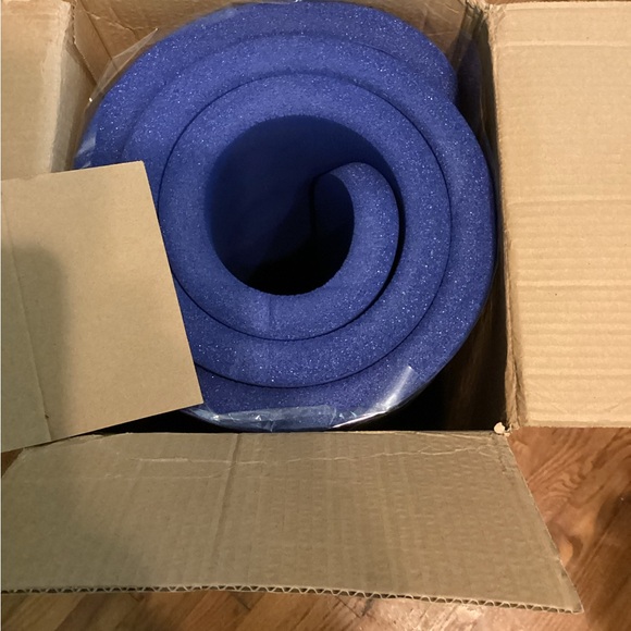 MAT YOGA, PROSOURCEFIT extra thick yoga and Pilates mat. Blue - Picture 2 of 9